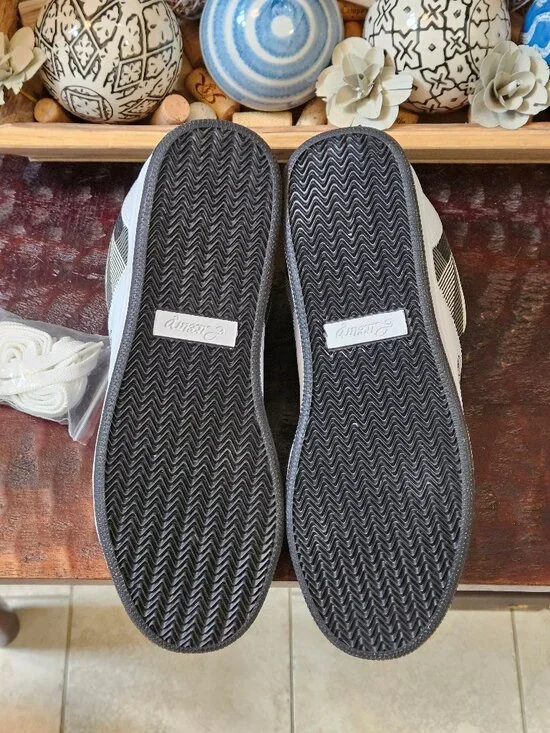 Luxury Kicks (Vlado) Men's Fashion Sneakers, White, Sz 12 - Picture 7 of 16